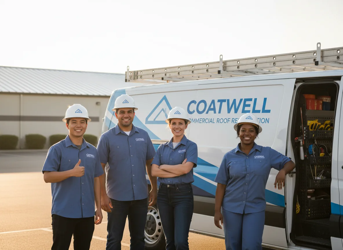 Commercial roof coating company in Farber, MO